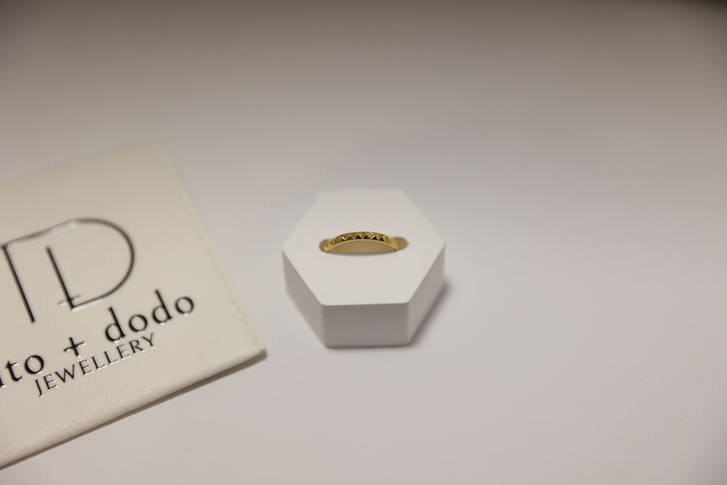 Textured Stacking Ring
