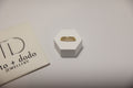 Crystal Square Band Ring